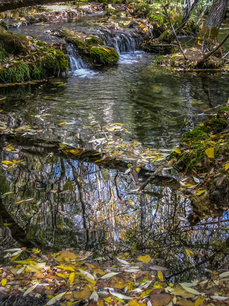 Source of the river Cuervo, Cuenca, Castilla la Mancha, Spain — Stock Photo, Image