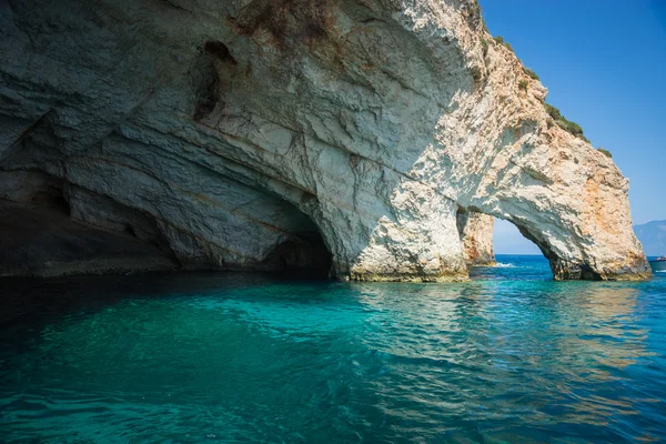 Cuevas azules, Zakinthos, Grecia — Foto de Stock