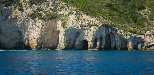 Γαλάζιες σπηλιές, Ζάκυνθος, Ελλάδα — Φωτογραφία Αρχείου