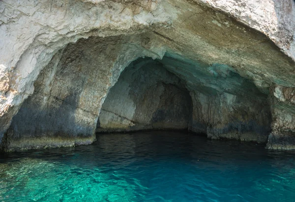 Blaue Höhlen, Zakinthos, Griechenland — Stockfoto