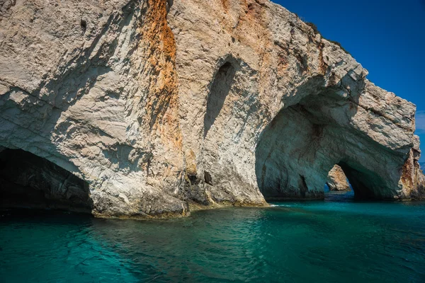 Cuevas azules, Zakinthos, Grecia — Foto de Stock