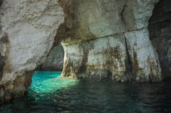Modrá jeskyně, Zakinthos, Řecko — Stock fotografie