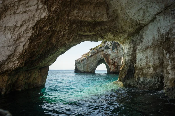 Blue caves, Zakinthos, Greece — Stock Photo, Image