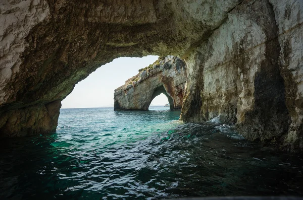 Modrá jeskyně, Zakinthos, Řecko — Stock fotografie