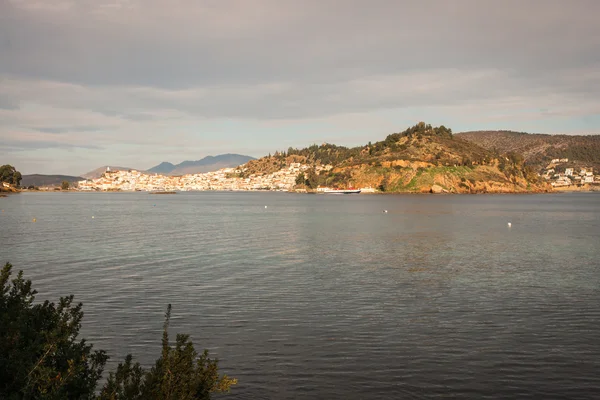 Paisaje marino en la isla de Poros, Grecia —  Fotos de Stock