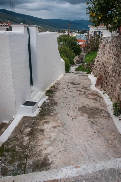 Gród na wyspie Poros, Grecja — Zdjęcie stockowe
