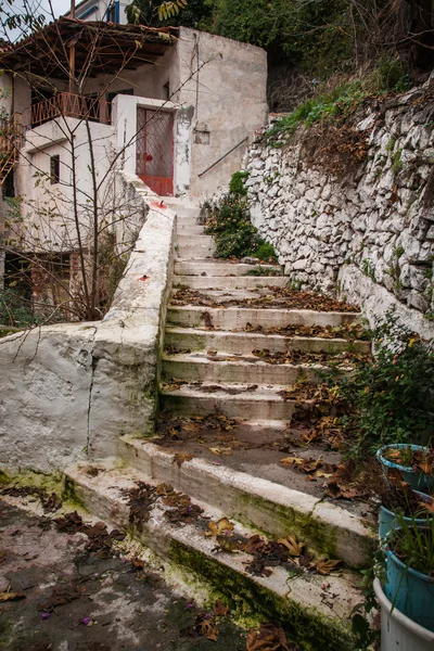 ポロス島、ギリシャの島で都市の景観 — ストック写真