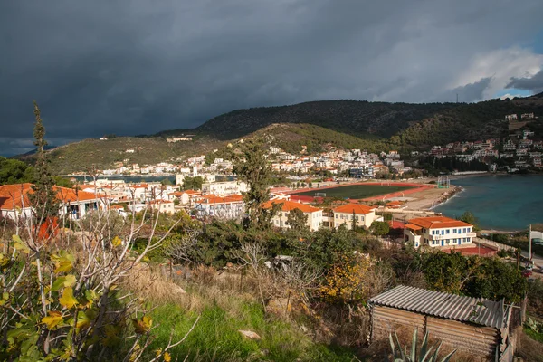 Cityscape at island  of Poros, Greece — Stock Photo, Image