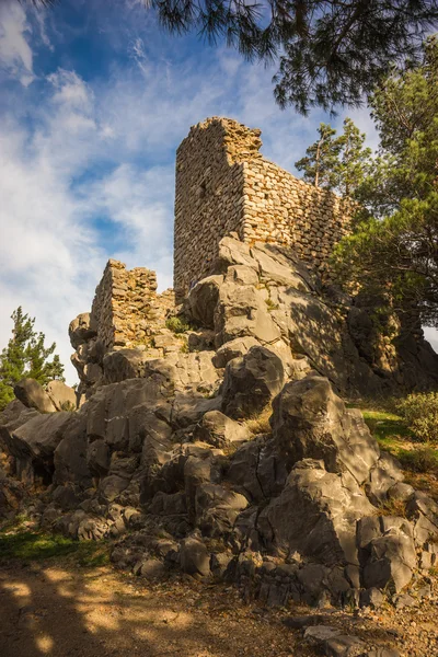 Ruinen der alten Burg — Stockfoto