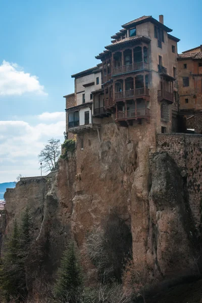 Cuenca 'da asma evler — Stok fotoğraf