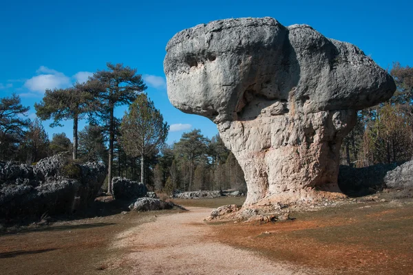 Unique rock formations in Cuenca — Stock Photo, Image