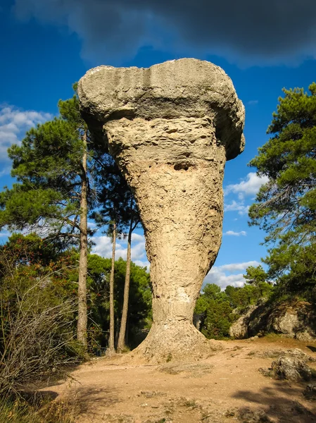 Unika klippformationer i Cuenca — Stockfoto