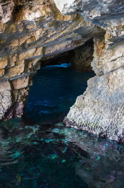 Blå grottorna, Zakynthos, Grekland — Stockfoto