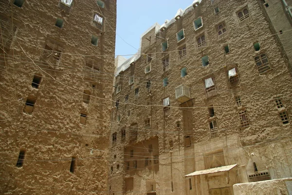 Shibam Hadramawt Nejstarší Zablácené Město Mrakodrapů Světě — Stock fotografie