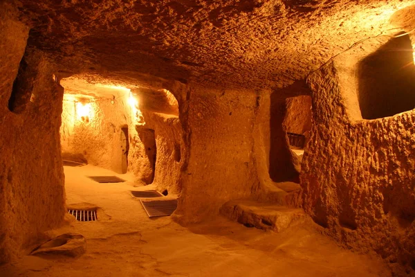Kaymakli Underground City Cappadocia Turchia — Foto Stock