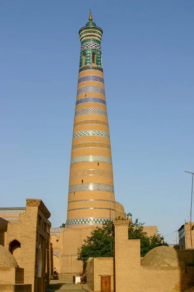 Islám Chodja Minaret Itchan Kala Khiva — Stock fotografie