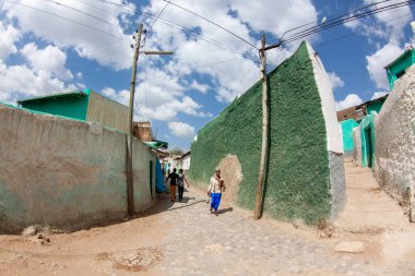 Harar Eski Kasabası Jugol, Etiyopya 'da dar sokaklar