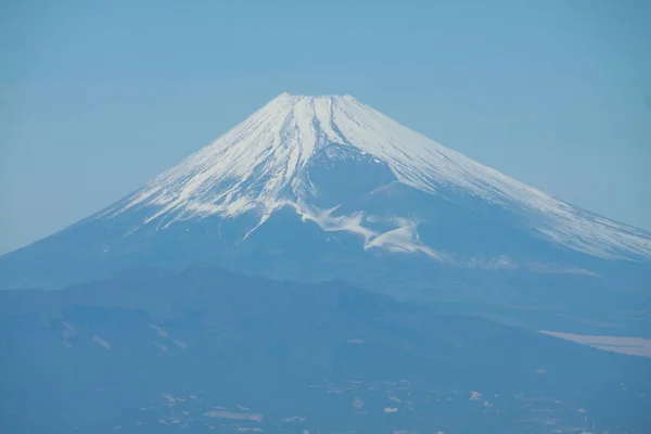 Een Close Uitzicht Van Fuji Vanaf Het Schiereiland Izu Japan — Stockfoto