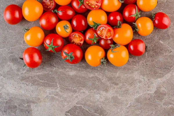 Frische Reife Tomaten Auf Küchentisch Hintergrund — Stockfoto