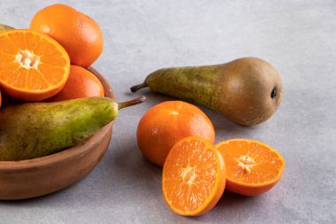 Taze narenciye arkaplanı. Sağlıklı yeme kavramı