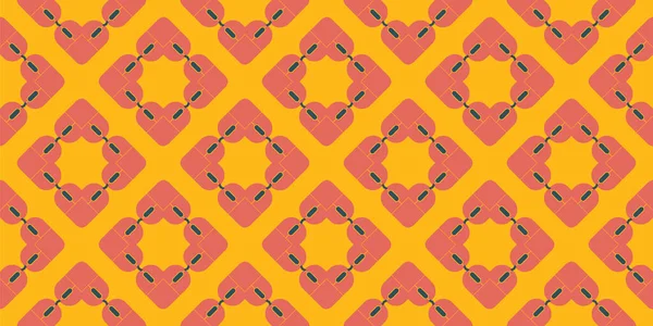 Heart Pink Pattern Background Vector Illustration — Stock Vector