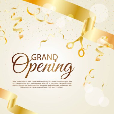 Altın konfeti kutlaması kurdeleleri parlak metalik flama, lüks şenlik ışıltı tasarımı, parti, yıldönümü, bayram veya kutlama görselleri için mükemmel..