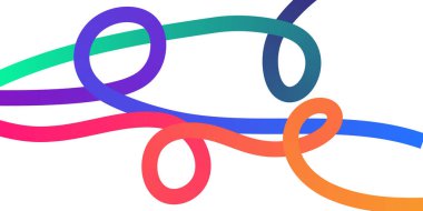 Renk çizgileri soyut desen gradyan eğri kurdele şekilleri ile parti temalı yaratıcı grafik tasarım projeleri için ideal enerjik görsel arkaplan oluşturur