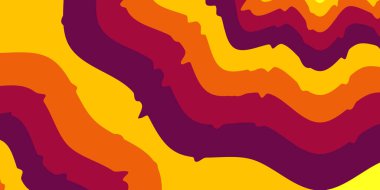 Dalgalı katmanlı kıvrımlar organik akış şekilleri ve dinamik psikedelik şekiller ile birleşerek cesur modern yaratıcı sanatsal grafik uygulamaları için renkli anlamlı dokular oluşturur.