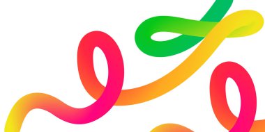 Renkli kıvrımlı elementler pürüzsüz gradyanlar canlı 3D karnaval desenleri oluşturuyorlar şenlikli arka plan kutlamaları için ideal parti görselleri ve yaratıcı tasarım temaları