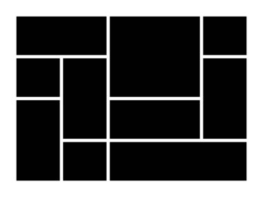 Temiz modern arayüzler, yapılandırılabilir web uygulamaları ve profesyonel dijital tasarım sistemleri için yaratılmış geometrik şekilli Bento ızgara şablonu düzeni