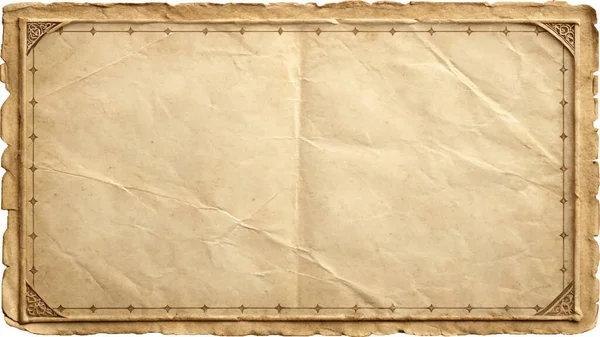 Katlanmış eski kağıt dokusu antika tasarımlar için klasik grunge etkisi ile örtüşüyor tarihi temalar sıkıntılı arka planlar ve yaratıcı hikaye anlatımları