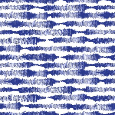 El çizimi mavi simgesiz desen