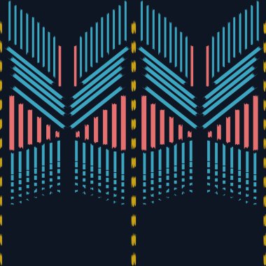 Kumaş, elbise, perde, tekstil tasarımı, duvar kağıdı, yüzey dokusu gibi pürüzsüz desenler. Vektör EPS10