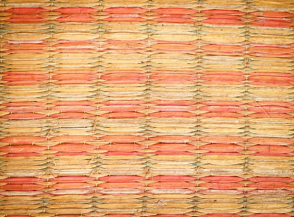 Gros plan d'un tapis de paille comme fond — Photo