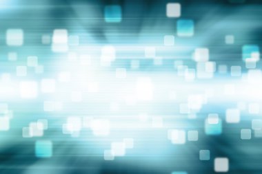 Mavi abstrack arka plan üzerinde bulanık Squres bokeh 