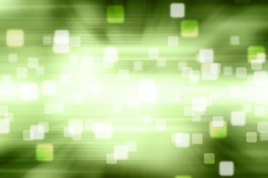 Yeşil abstrack arka plan üzerinde bulanık Squres bokeh 