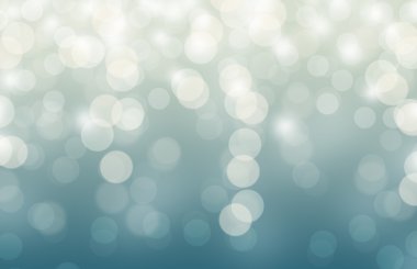 Mavi arka plan üzerinde ufuk bokeh.