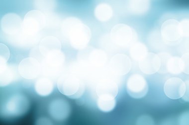 Mavi bulanık bokeh arka plan