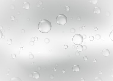 Griye filtre su kabarcıkları. Gri su b soyut kabarcıklar