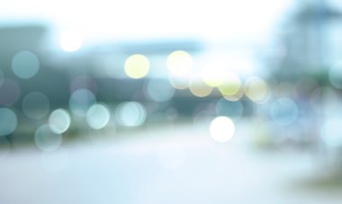 Yokedilmiş şehir gecesi filtrelenmiş Bokeh soyut arkaplanı.