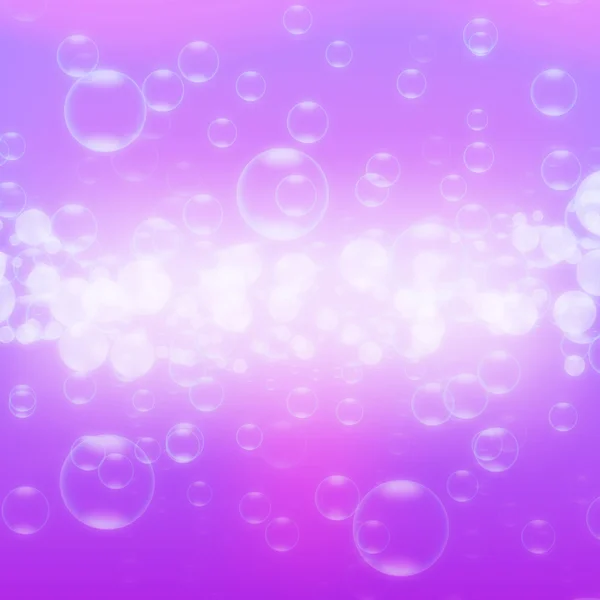 Water bubbles.Abstract bubbles on purple background — Stock Photo, Image