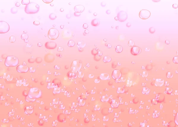 Öl bubblor. Abstrakt bubblor på gul bakgrund — Stockfoto