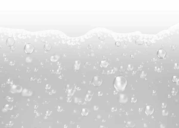 Water bubbles filtered to gray. Abstract bubbles on Gray water b — Stock Photo, Image