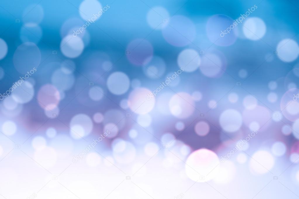 Blurred Lights on blue background or Lights on blue background.