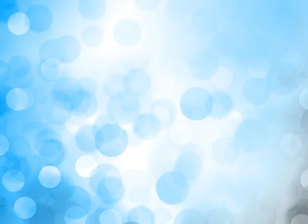 Blaues Bokeh auf verwischtem abstrakten Hintergrund. — Stockfoto