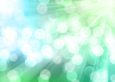 Bokeh ile yeşil bulanık arkaplan