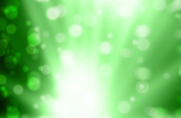 Blurred Lights on green background or Lights on green background — Stock Photo, Image