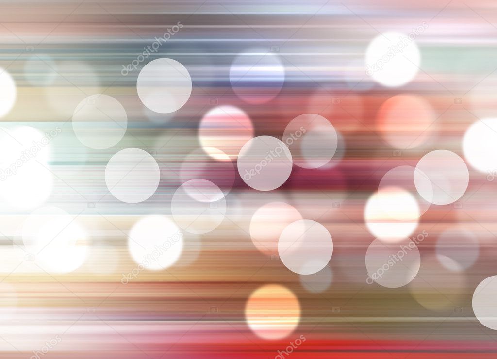 Defocused filtered bokeh abstract background