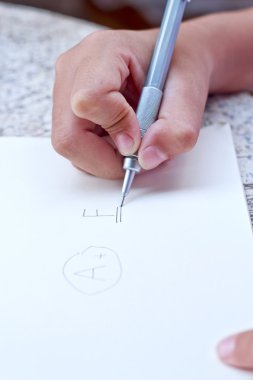 Ona Not kitap çizim çocuklar.