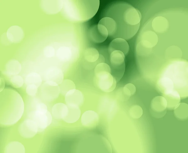 Bokeh com fundo abstrato desfocado suave tom verde . — Fotografia de Stock